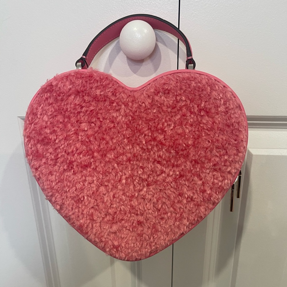 Kate Spade Heart Shaped Purse Pink - Picture 4 of 9